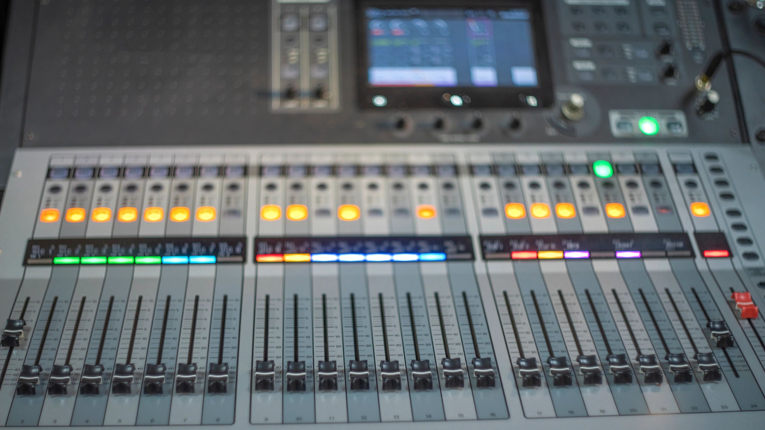 Digital audio console representing sound system upgrades